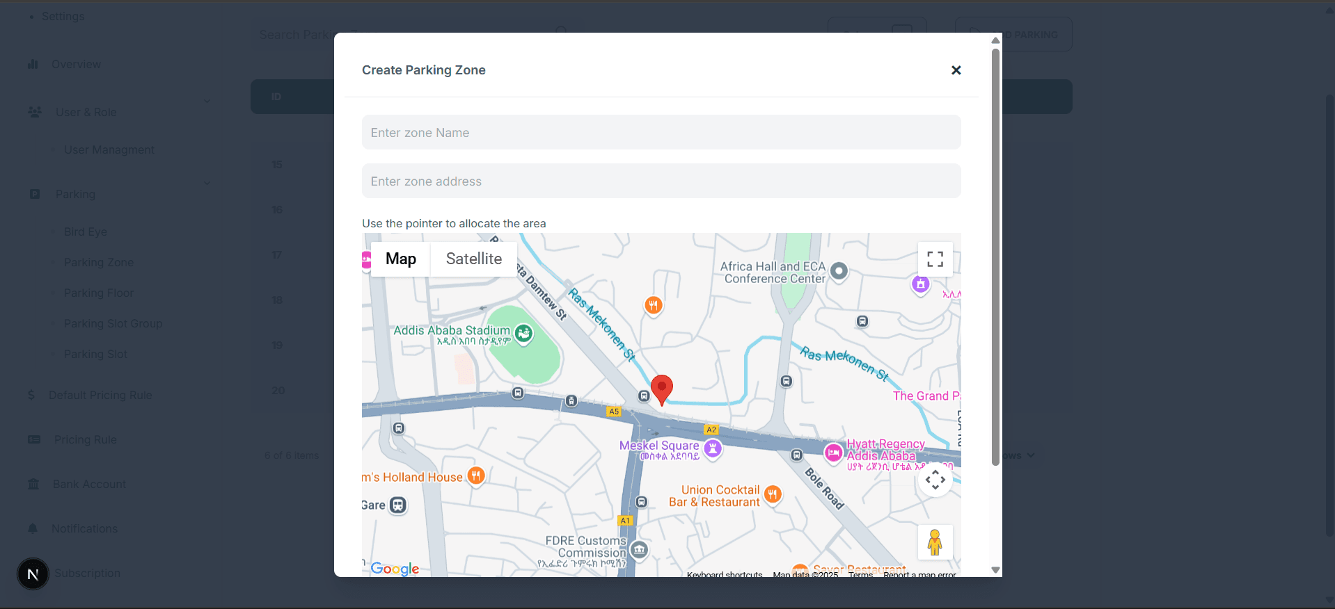 create and manage zones
